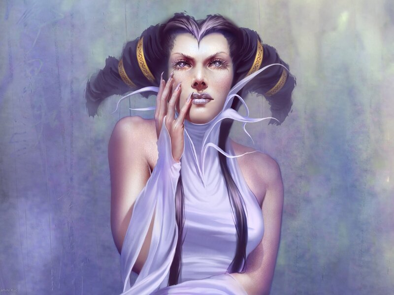 woman with braided hair