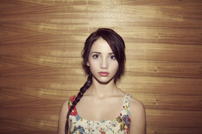 woman with braided hair