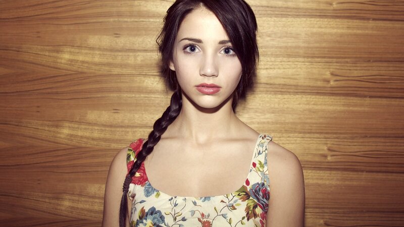 woman with braided hair