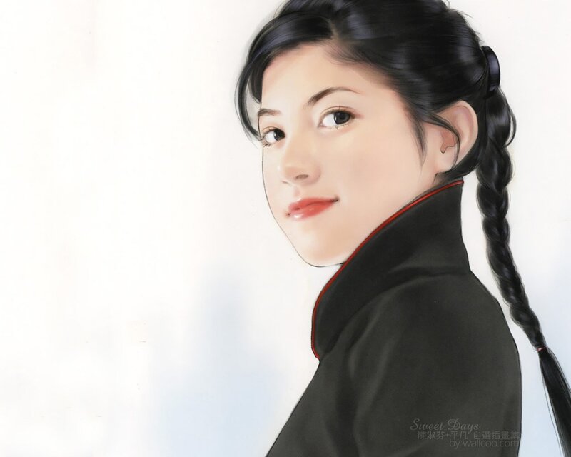 woman with braided hair