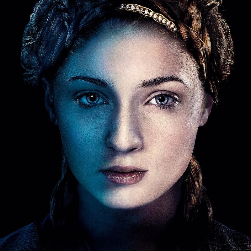 woman with braided hair and headband