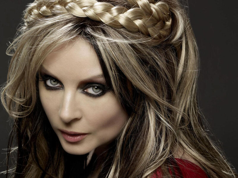 Woman with Braided Hair — Blonde, Dramatic