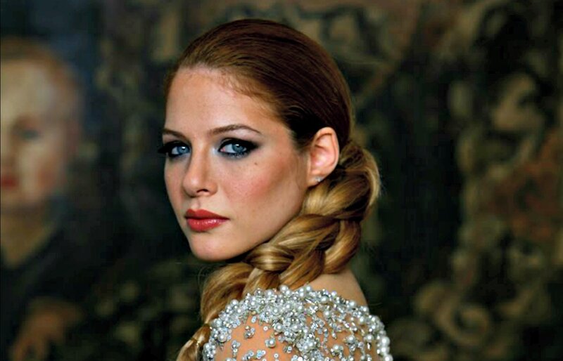 Woman with Braided Hair — Brown, Dramatic, Photograph, Makeup