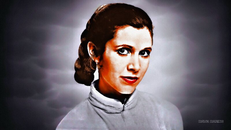 Woman with Braided Hair — Gray, Dramatic