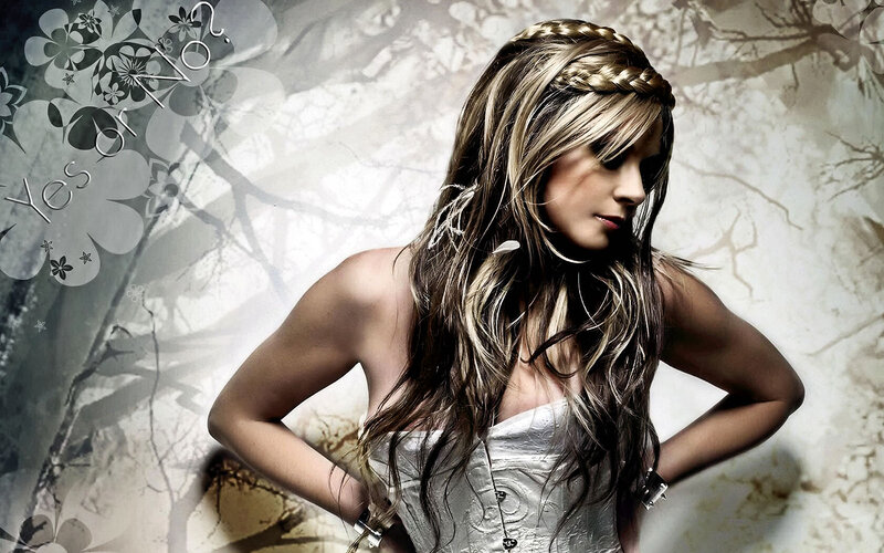 Woman with Braided Hair — Gray
