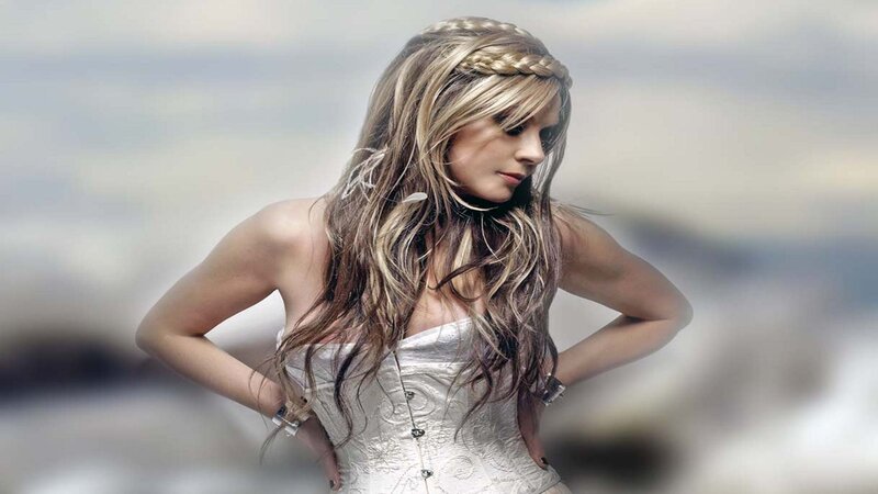 Woman with Braided Hair — White, Contemplative