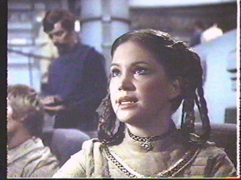 Woman with Braided Hair — White, Dramatic