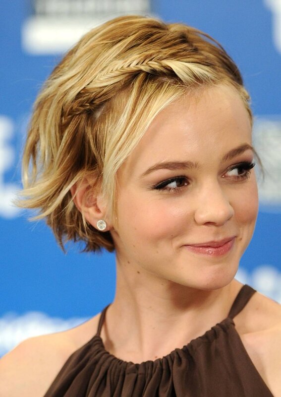 woman with braided short hair