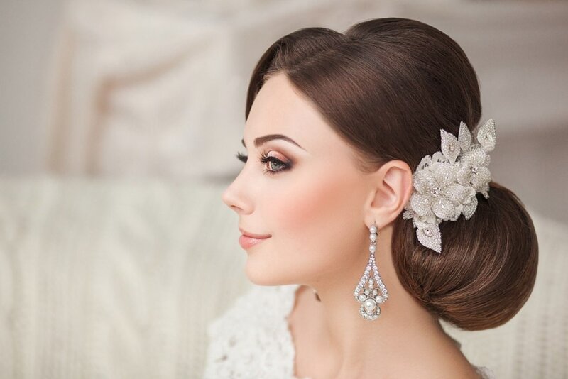 Woman with Bridal Hairstyle