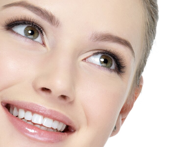 woman with bright smile