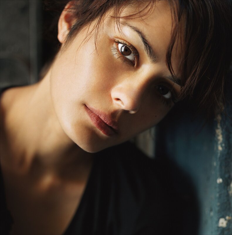 woman with brown eyes