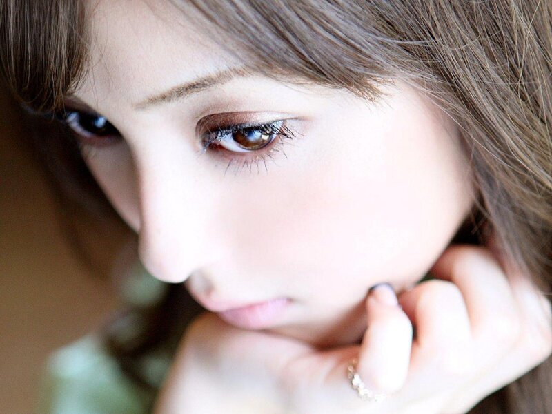Woman with Brown Eyes — Contemplative