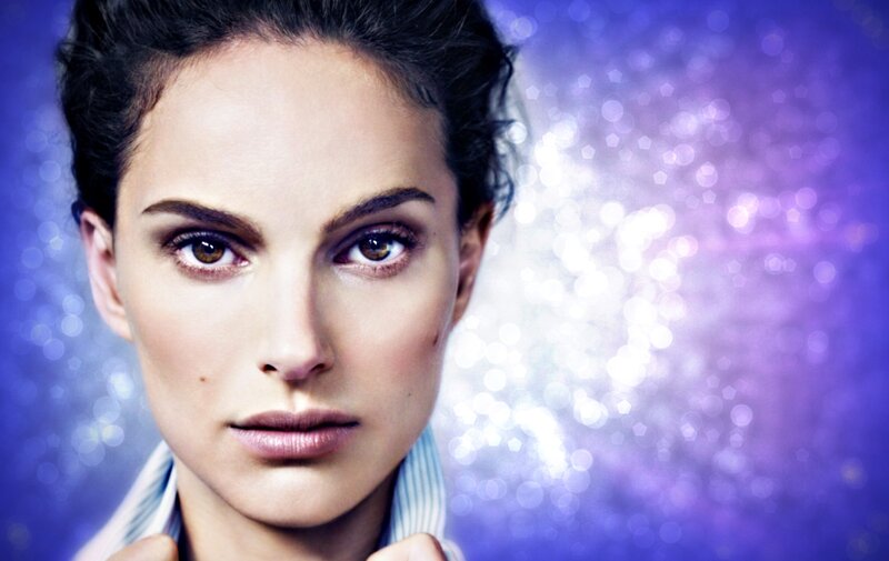 Woman with Brown Eyes — Purple