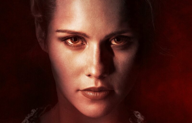 Woman with Brown Eyes — Red, Dramatic