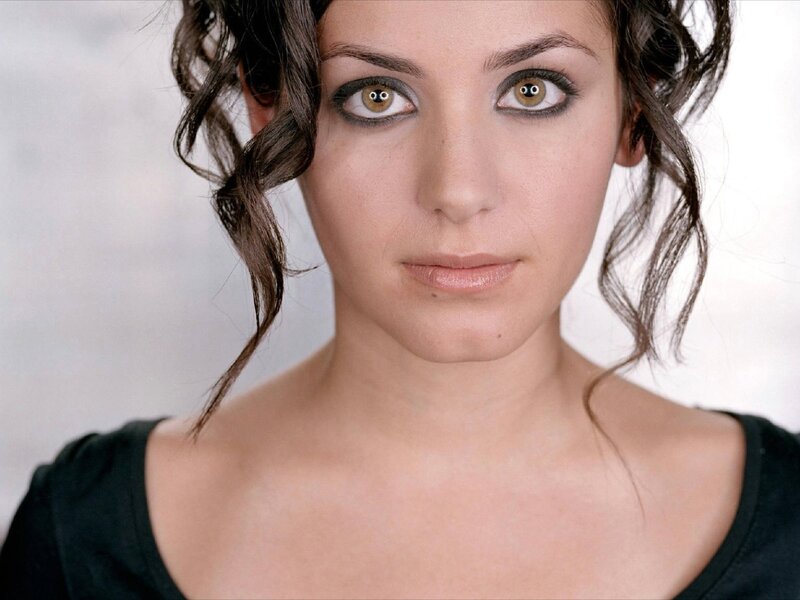 Woman with Brown Eyes — White