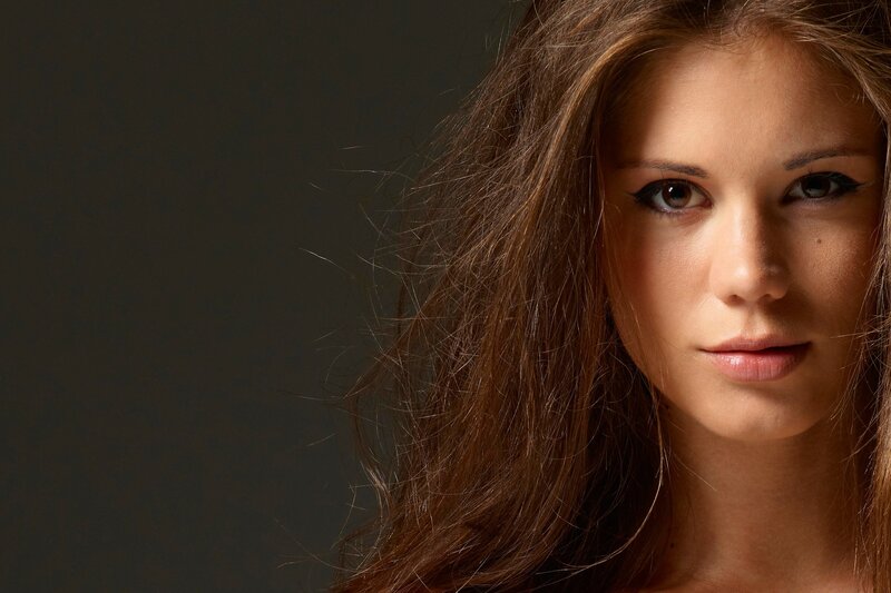 woman with brown hair