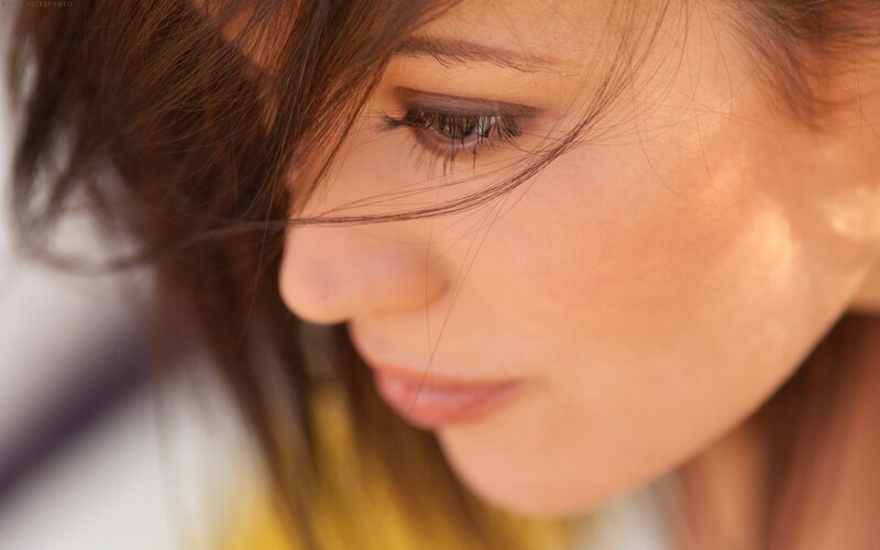 woman with brown hair