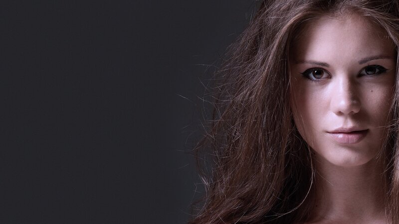 woman with brown hair