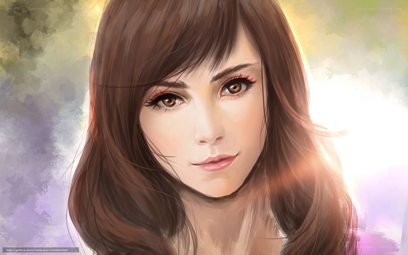 woman with brown hair