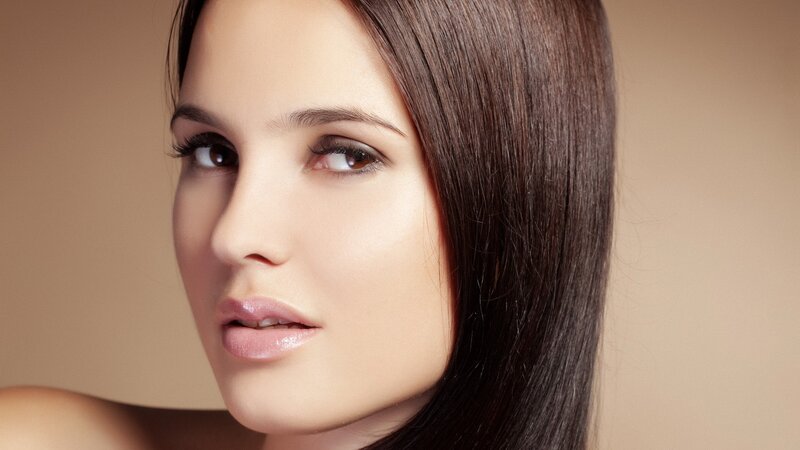 woman with brown hair