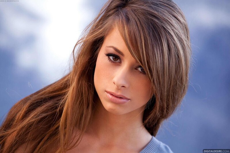 woman with brown hair