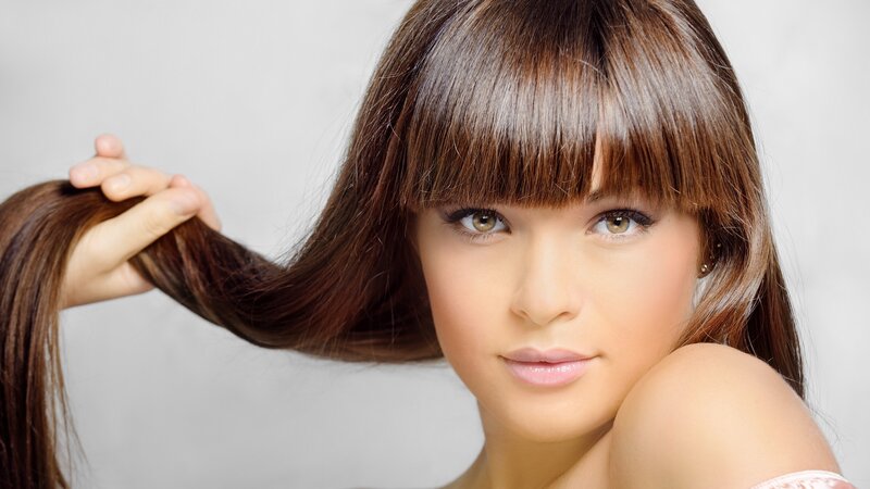 woman with brown hair