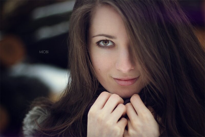 woman with brown hair