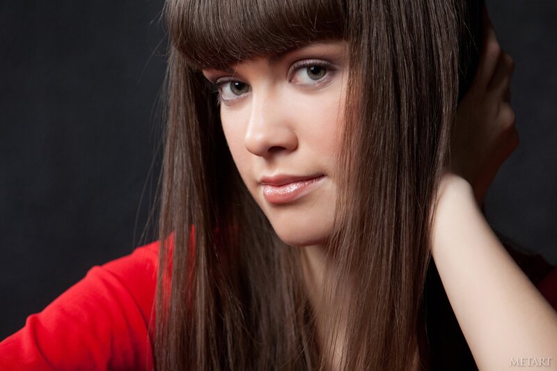 woman with brown hair
