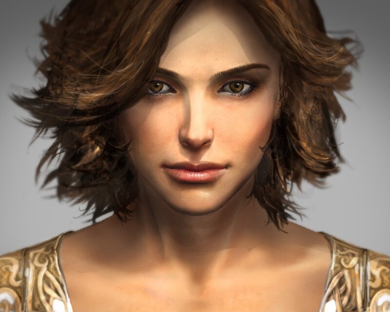 woman with brown hair