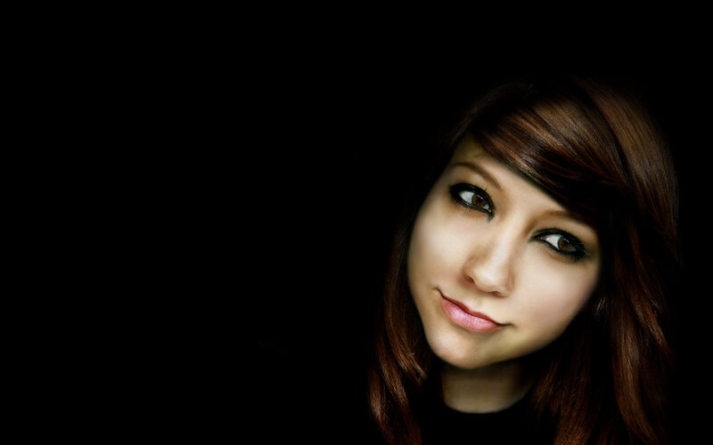 woman with brown hair