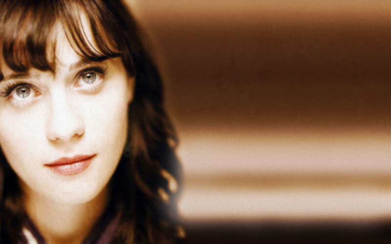 woman with brown hair and blue eyes