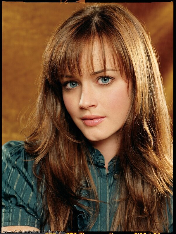 woman with brown hair and blue eyes