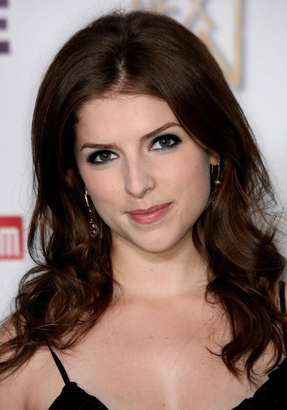 woman with brown hair and blue eyes