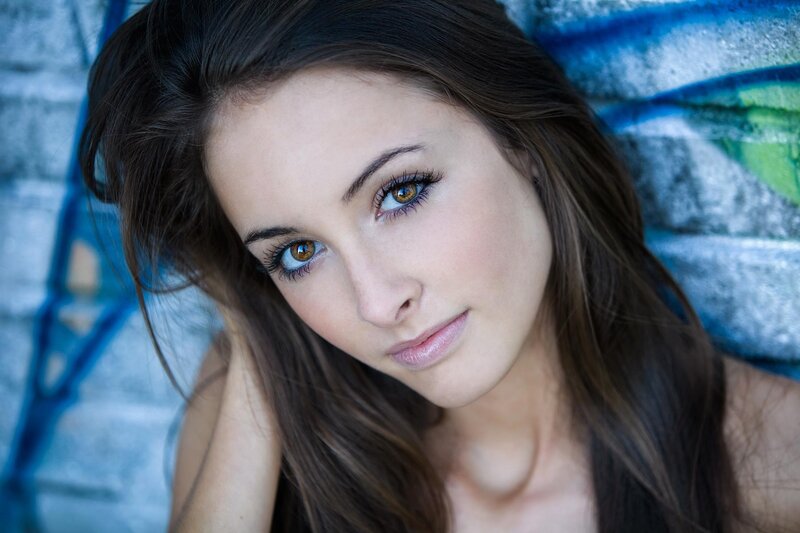 woman with brown hair and eyes