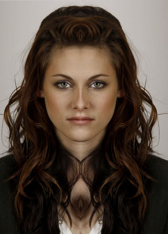 woman with brown hair and green eyes