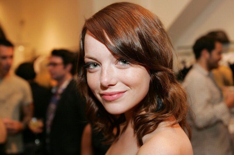 woman with brown hair at event