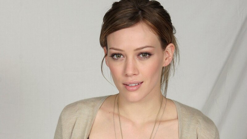 Woman with Brown Hair — Beige, Neutral, Photograph, Necklace, Cardigan, White
