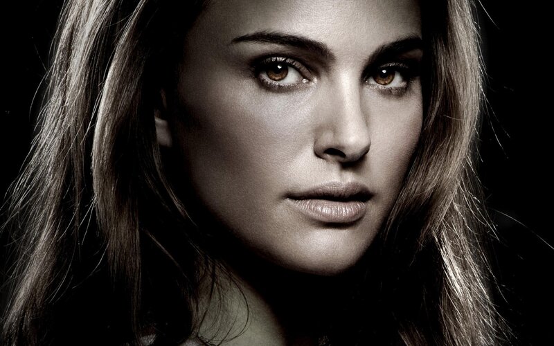 Woman with Brown Hair — Black, Dramatic, Photograph, Eyes
