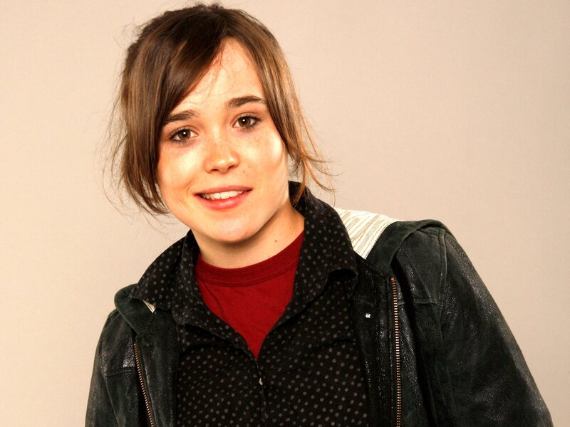 Woman with Brown Hair — Black, Neutral, Photograph, Jacket
