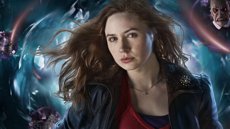 Woman with Brown Hair — Blue, Dramatic, Photograph, Dalek