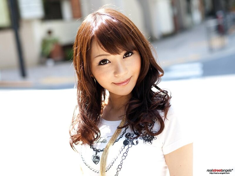 Woman with Brown Hair — Calm, Afternoon, Photograph, White Shirt, Necklace