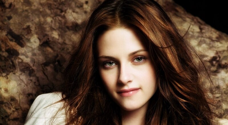Woman with Brown Hair — Calm, Photograph, Background