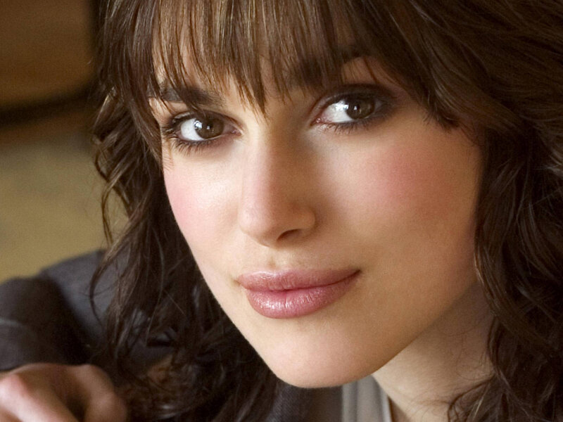 Woman with Brown Hair — Calm, Photograph, Brown Hair, Bangs