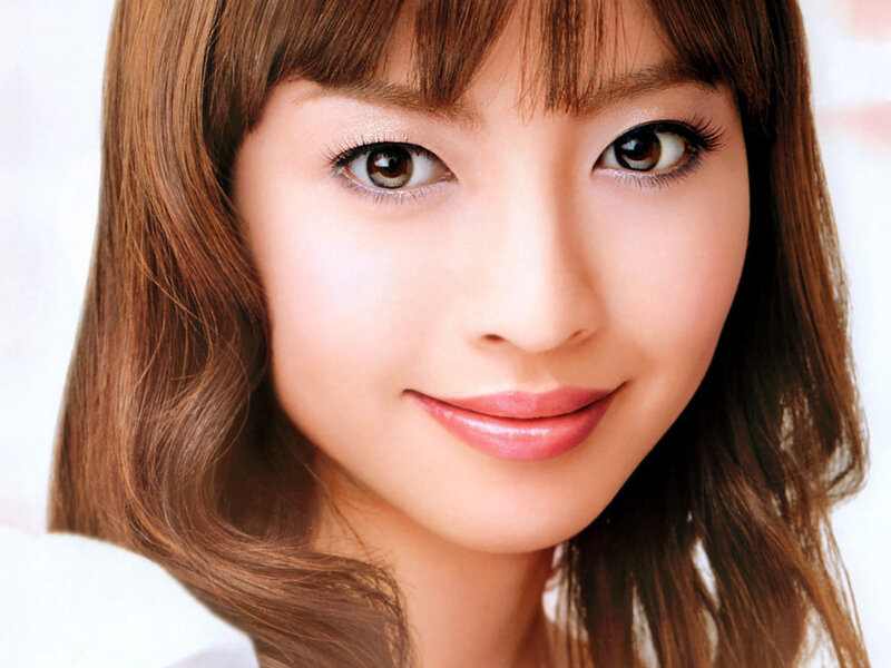 Woman with Brown Hair — Calm, Photograph, Brown Hair, Eyes, Smile