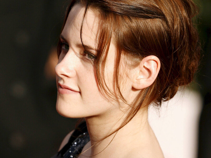 Woman with Brown Hair — Calm, Photograph, Ear
