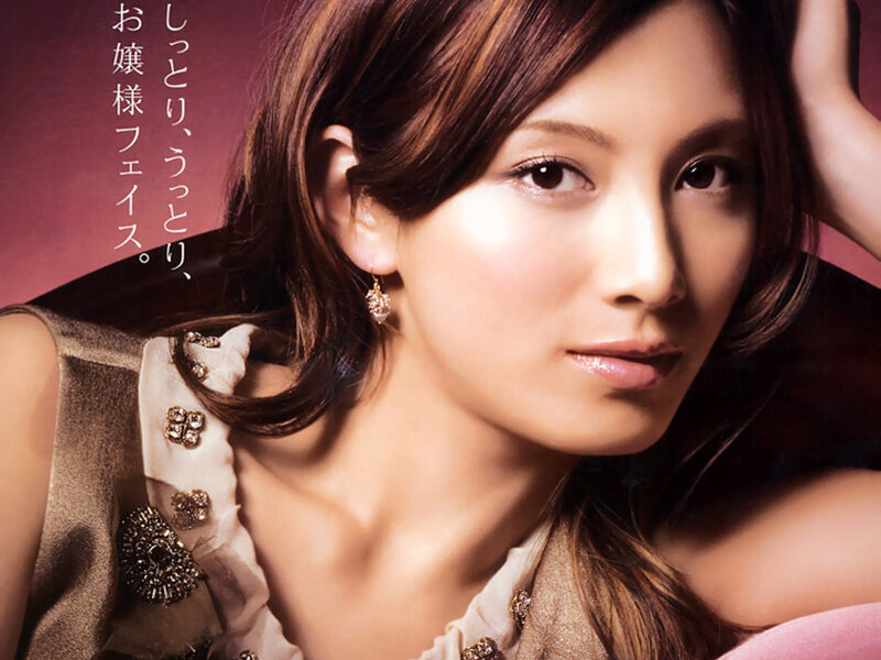 Woman with Brown Hair — Calm, Photograph, Earring