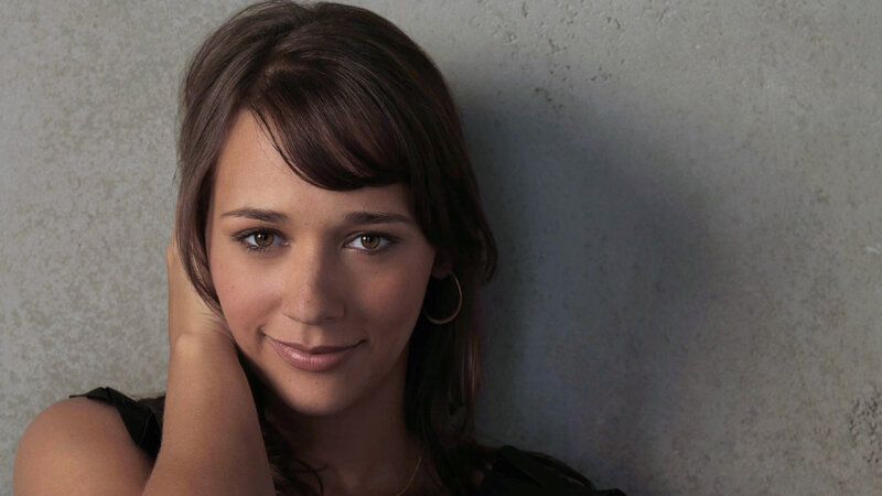 Woman with Brown Hair — Calm, Photograph, Earring, Wall