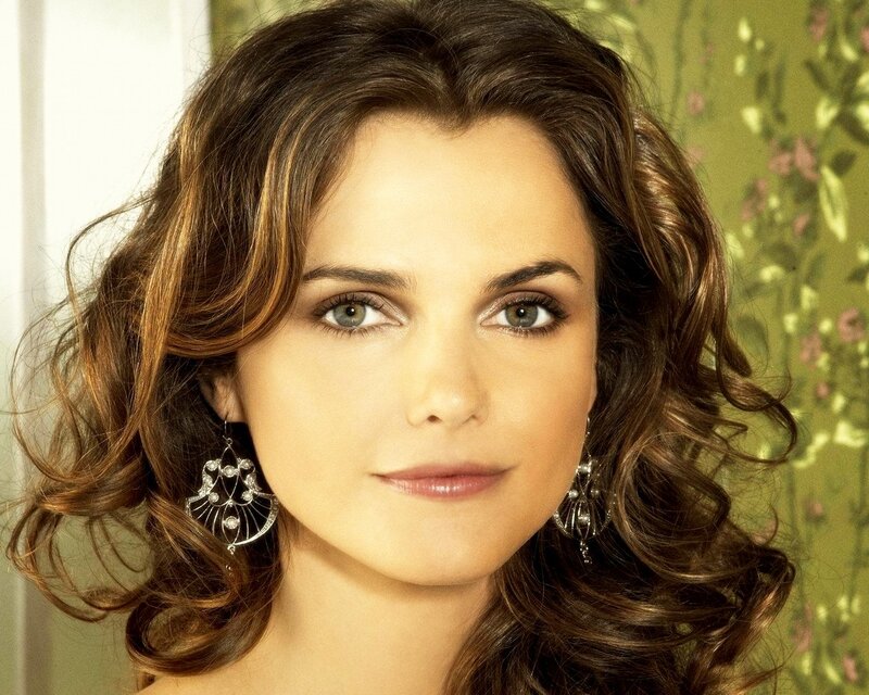 Woman with Brown Hair — Calm, Photograph, Earrings