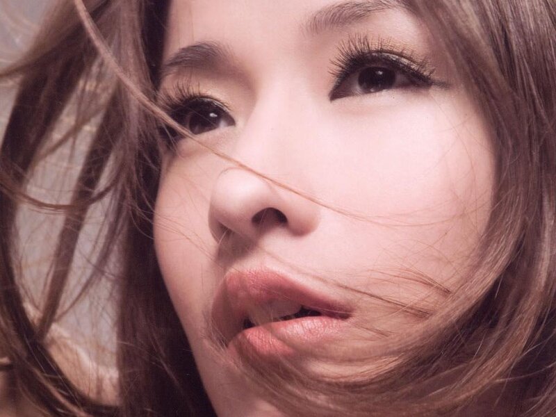 Woman with Brown Hair — Calm, Photograph, Eyes, Lips