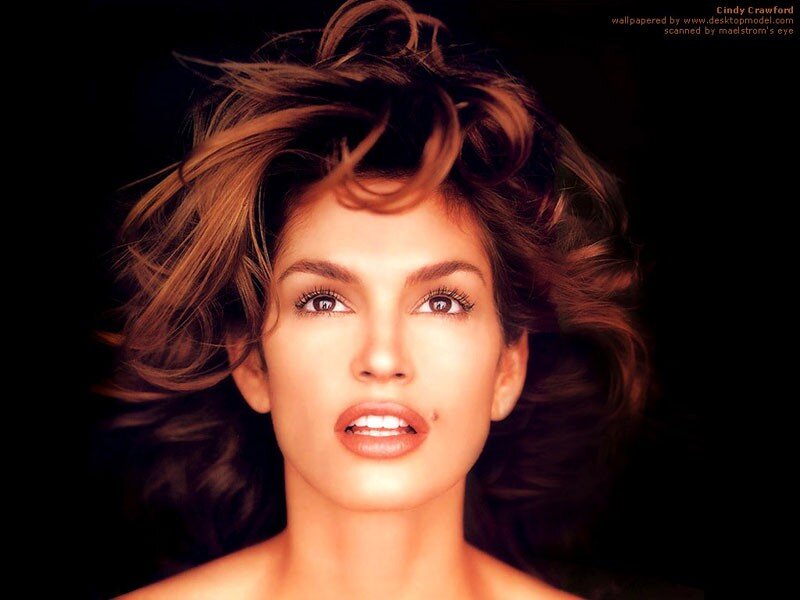 Woman with Brown Hair — Dramatic, Photograph, Face, Shoulders
